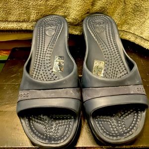 Crocs Women Slip-On Wedge Sandals Size 9